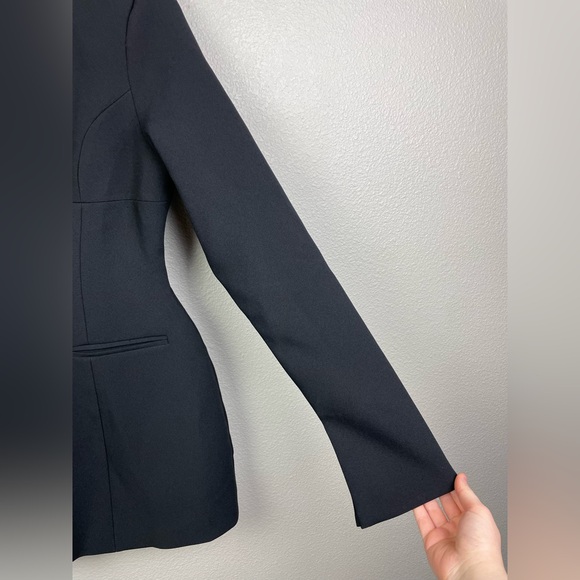 Babyboo Women's Large Kelly Mini Dress Black Long Sleeve Open Back Hourglass Sha - Picture 9 of 16